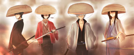 Shinsuke Takasugi Sakamoto Tatsuma Kotaro Katsura Gintoki Sakata Anime Gintama HD Desktop Wallpaper | Background Image