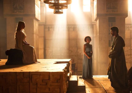 Joel Fry Nathalie Emmanuel Hizdahr zo Loraq Missandei (Game Of Thrones) Emilia Clarke Daenerys Targaryen TV Show Game Of Thrones HD Desktop Wallpaper | Background Image