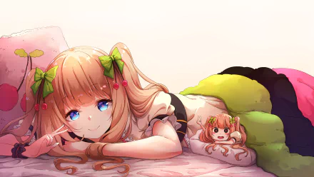 Chieri Kakyoin Anime Virtual Youtuber HD Desktop Wallpaper | Background Image