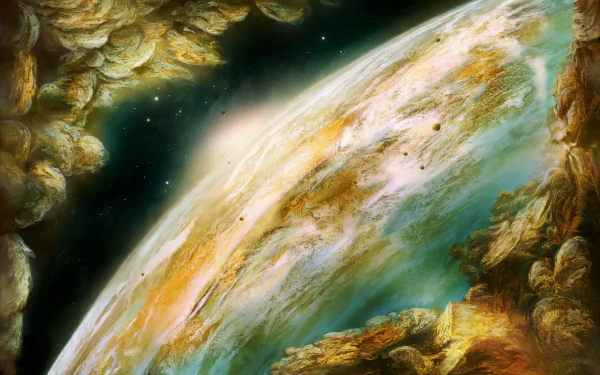 space Sci Fi planet HD Desktop Wallpaper | Background Image