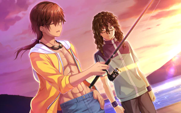 Mitani Ryoichi Kano Tenzen Anime Summer Pockets HD Desktop Wallpaper | Background Image