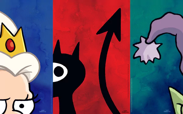 Luci (Disenchantment) Elfo (Disenchantment) Bean (Disenchantment) TV Show Disenchantment HD Desktop Wallpaper | Background Image