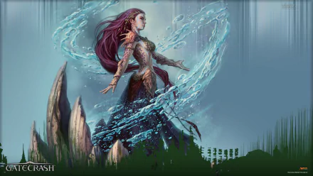 wizard Fathom Mage Gatecrash (Magic: The Gathering) man made Magic: The Gathering HD Desktop Wallpaper | Background Image