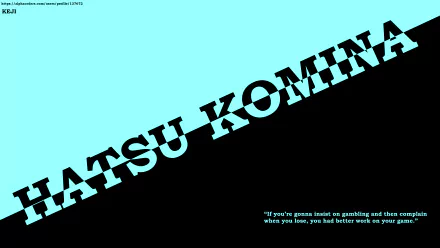 quote text Hatsu Kominato Anime WIXOSS HD Desktop Wallpaper | Background Image