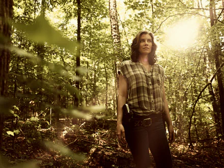 Lauren Cohan Maggie Greene TV Show The Walking Dead HD Desktop Wallpaper | Background Image