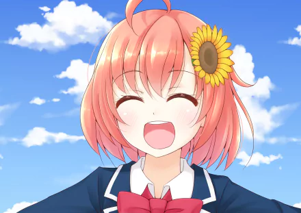 Himawari Honma Anime Virtual Youtuber HD Desktop Wallpaper | Background Image