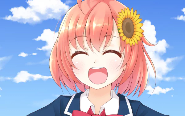 Himawari Honma Anime Virtual Youtuber HD Desktop Wallpaper | Background Image