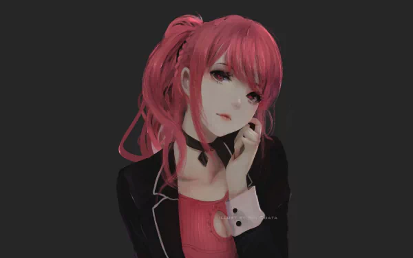 pink hair Anime Original HD Desktop Wallpaper | Background Image