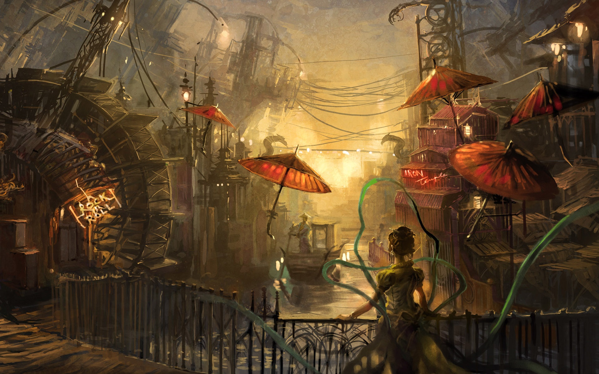 Fantasy City HD Wallpaper by Henryca Citra