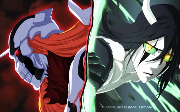 Ichigo Kurosaki Hollow Ichigo Ulquiorra Cifer Anime Bleach HD Desktop Wallpaper | Background Image