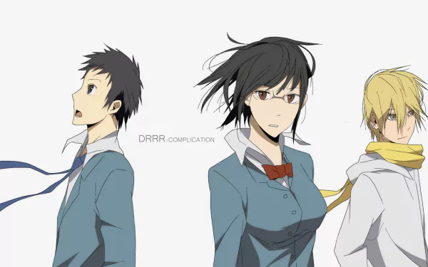Mikado Ryūgamine Anri Sonohara Masaomi Kida Anime Durarara!! HD Desktop Wallpaper | Background Image