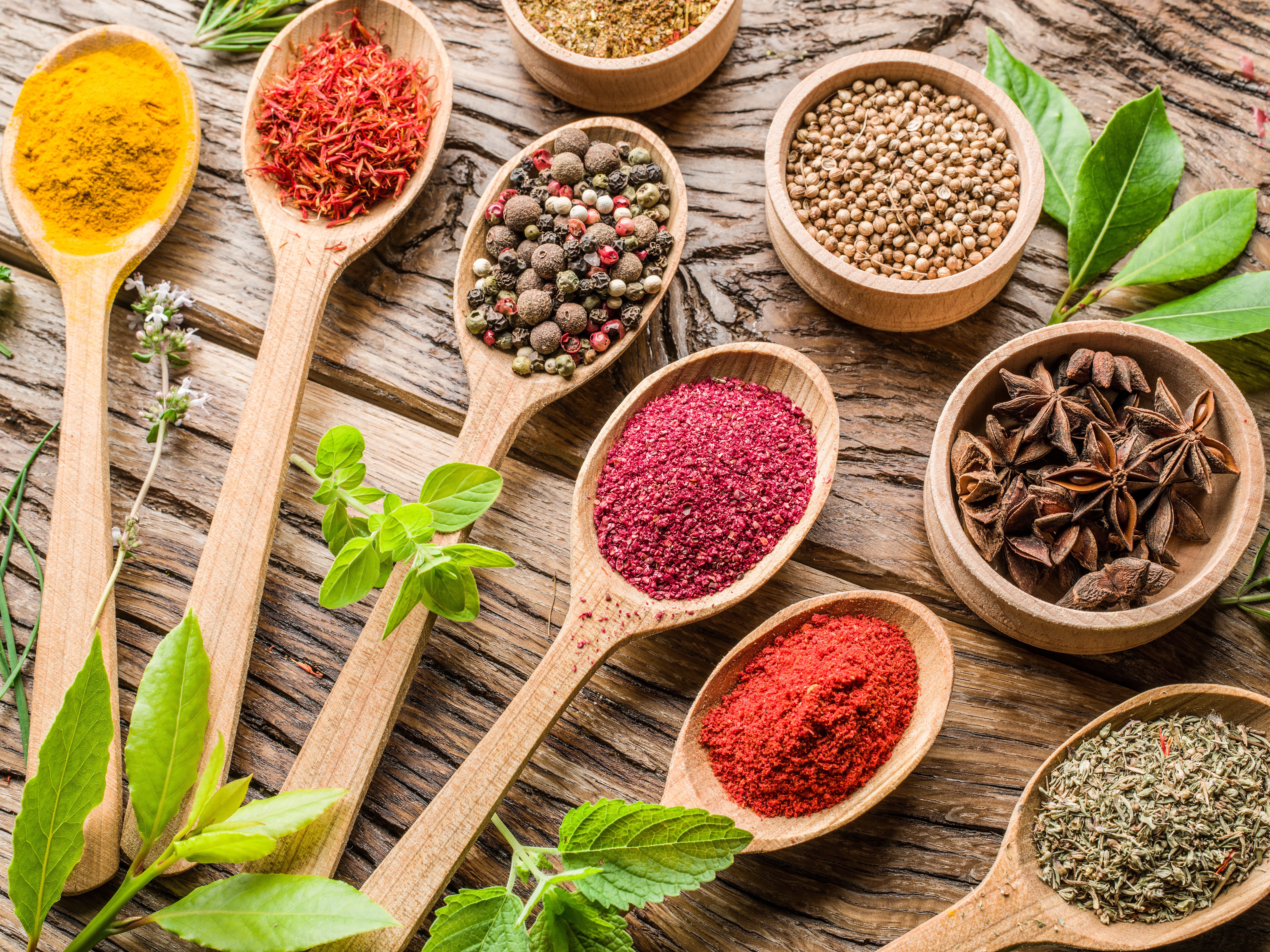 Herbs and Spices 8k Ultra HD Wallpaper | Background Image ...