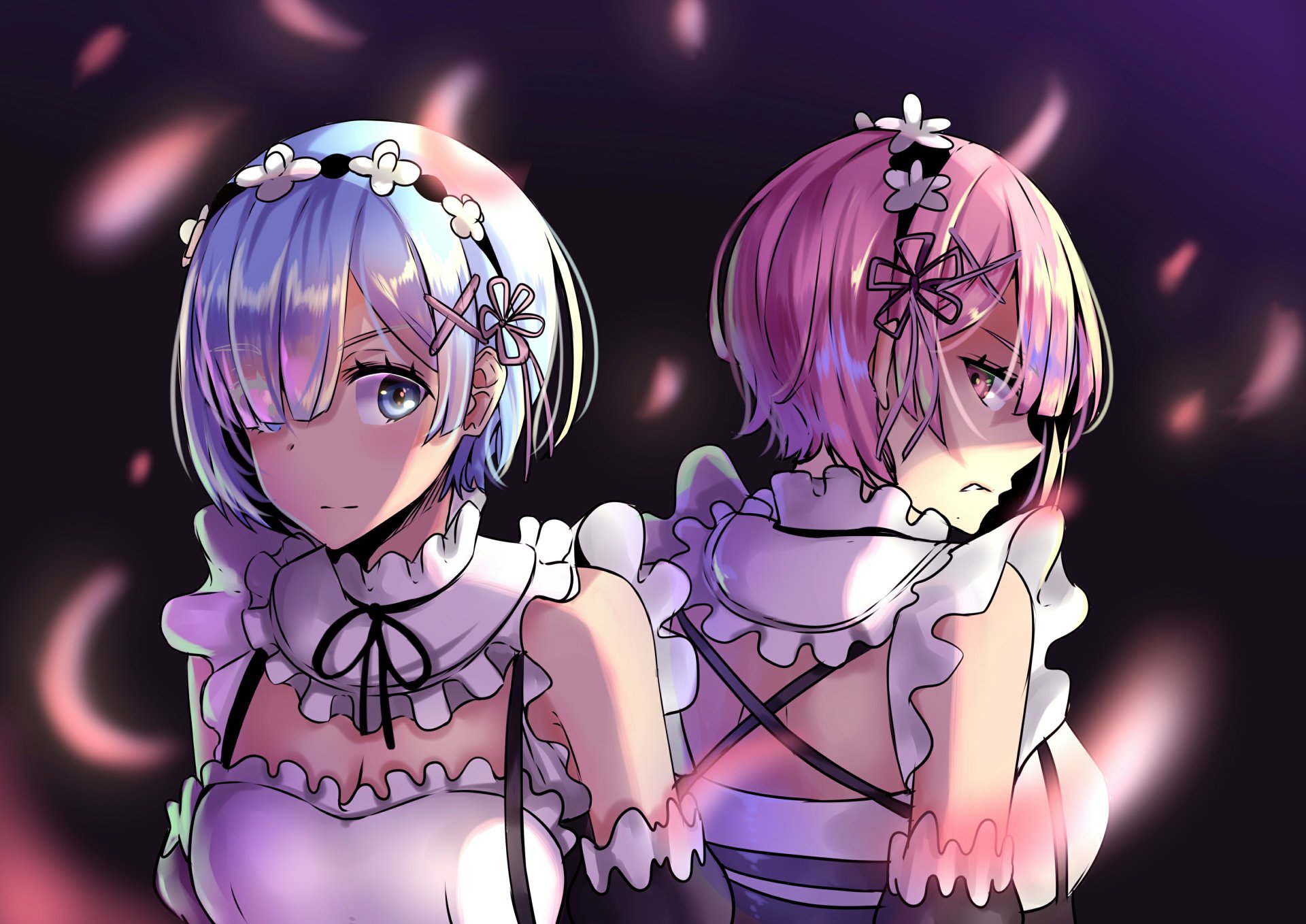 Download Ram (Re:ZERO) Rem (Re:ZERO) Anime Re:Zero - Starting Life In  Another World HD Wallpaper by mike.zen