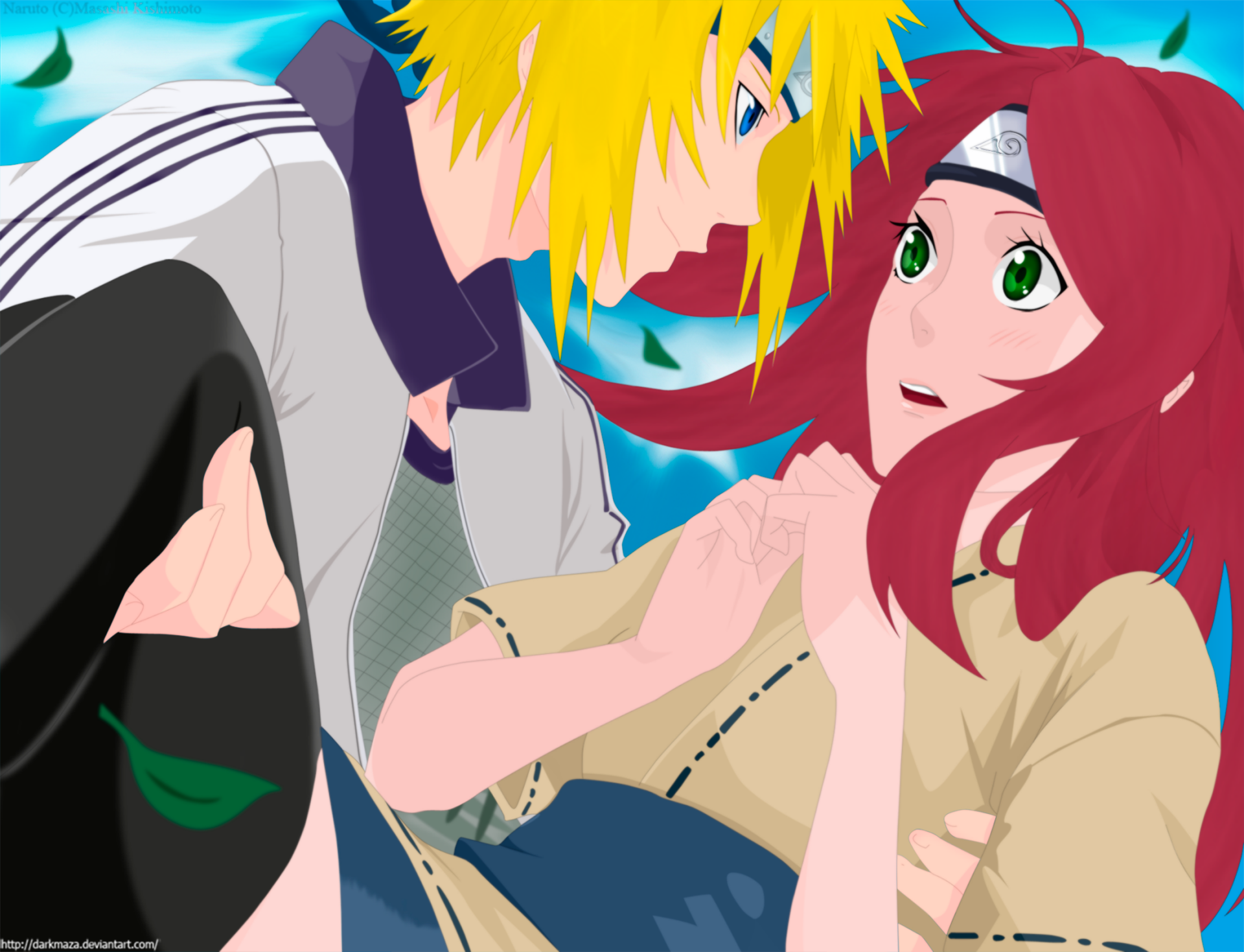 Download Kushina Uzumaki Minato Namikaze Anime Naruto HD Wallpaper by Facundo MaximIliano M.