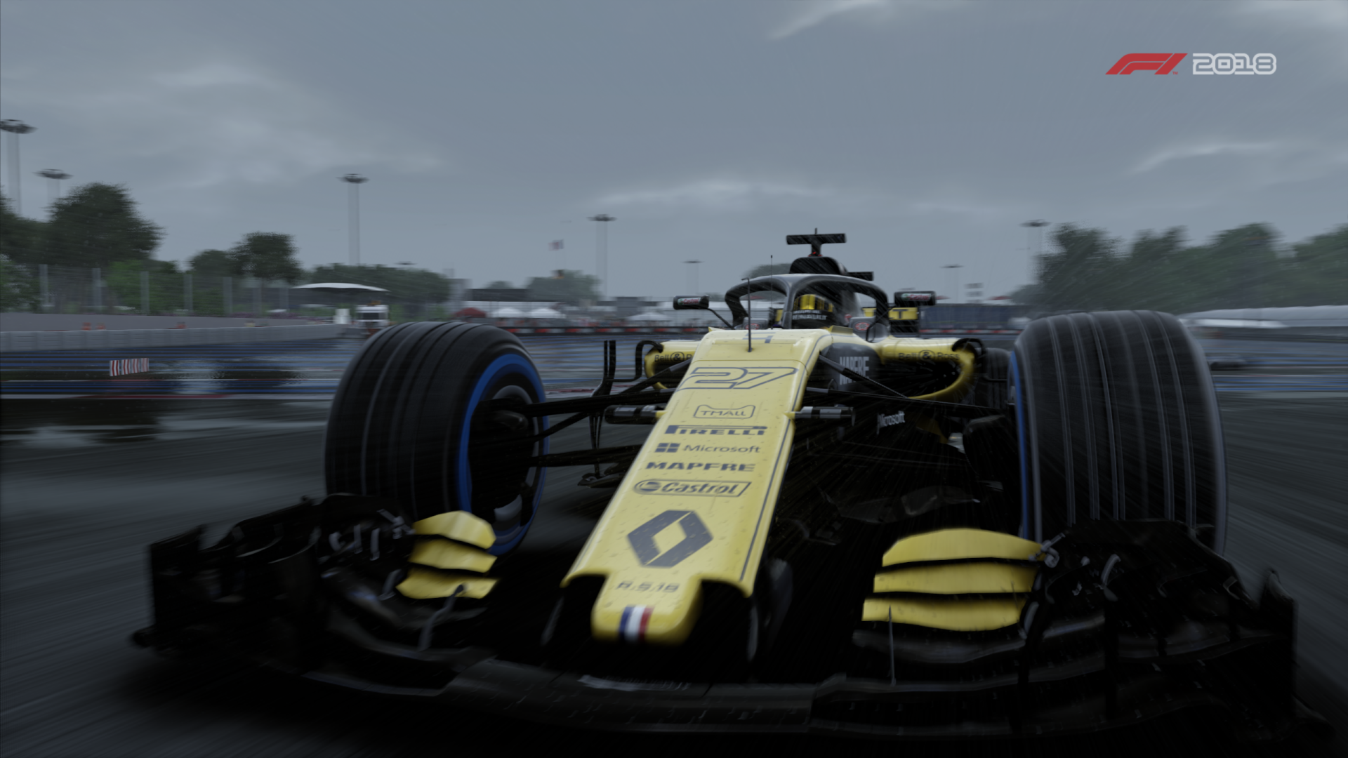 Download Renault R.S.18 Renault Vehicle F1 Video Game F1 2018 HD Wallpaper by FLX-II