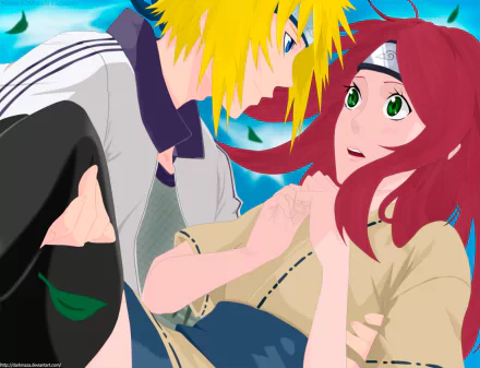 Kushina Uzumaki Minato Namikaze Anime Naruto HD Desktop Wallpaper | Background Image