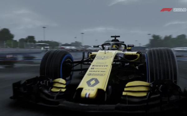 Renault R.S.18 Renault vehicle F1 video game F1 2018 HD Desktop Wallpaper | Background Image