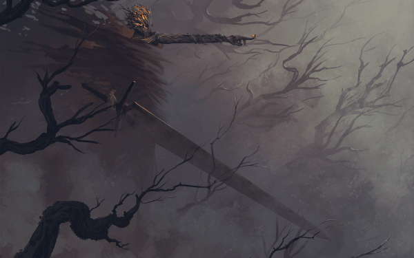 Fantasy Warrior Sword Fog HD Wallpaper | Background Image