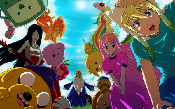 TV Show Adventure Time Finn Jake Ice King Marceline Princess Bubblegum BMO HD Wallpaper | Background Image
