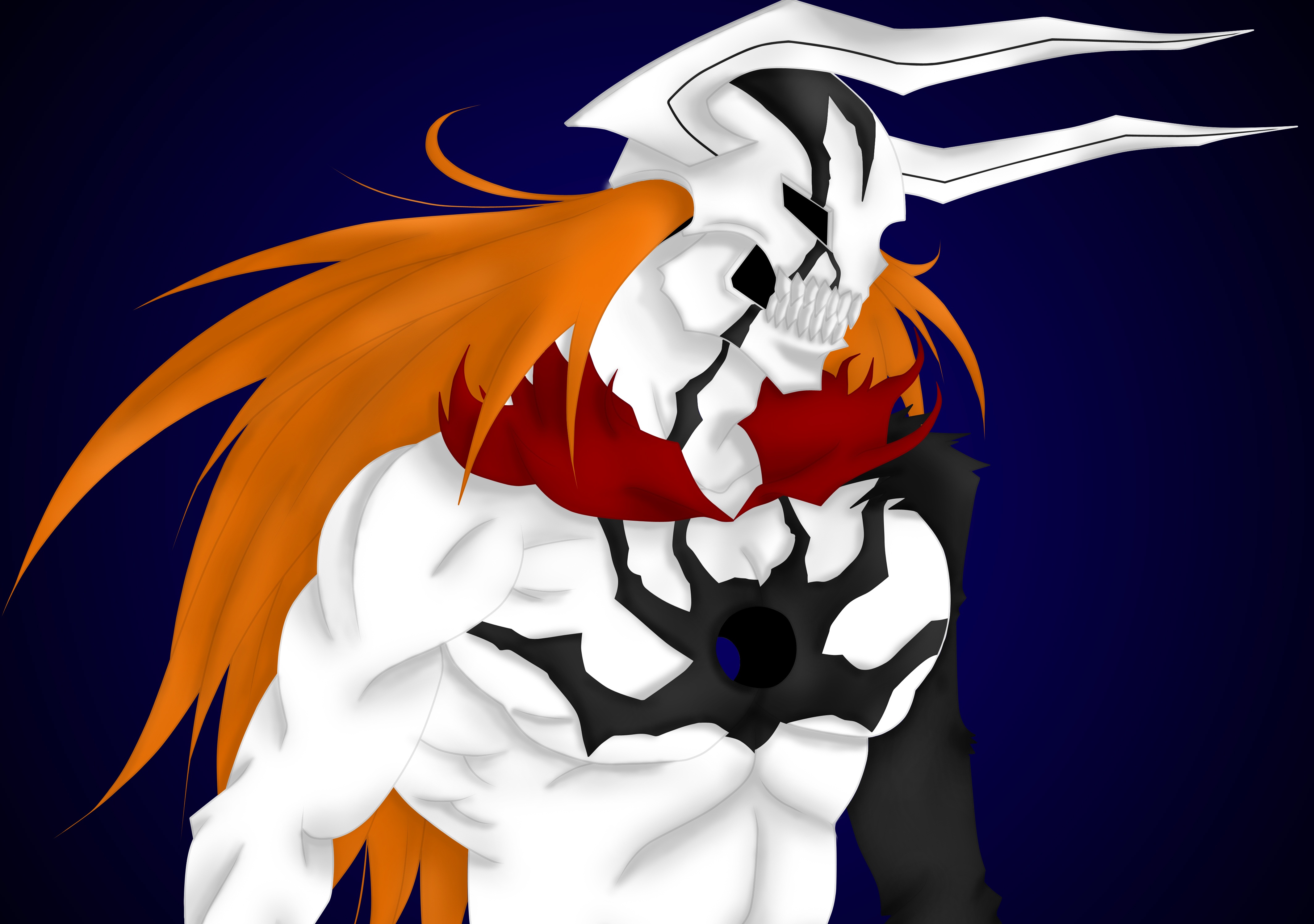 HD wallpaper bankai bleach hollow ichigo kurosaki mask  Wallpaper  Flare