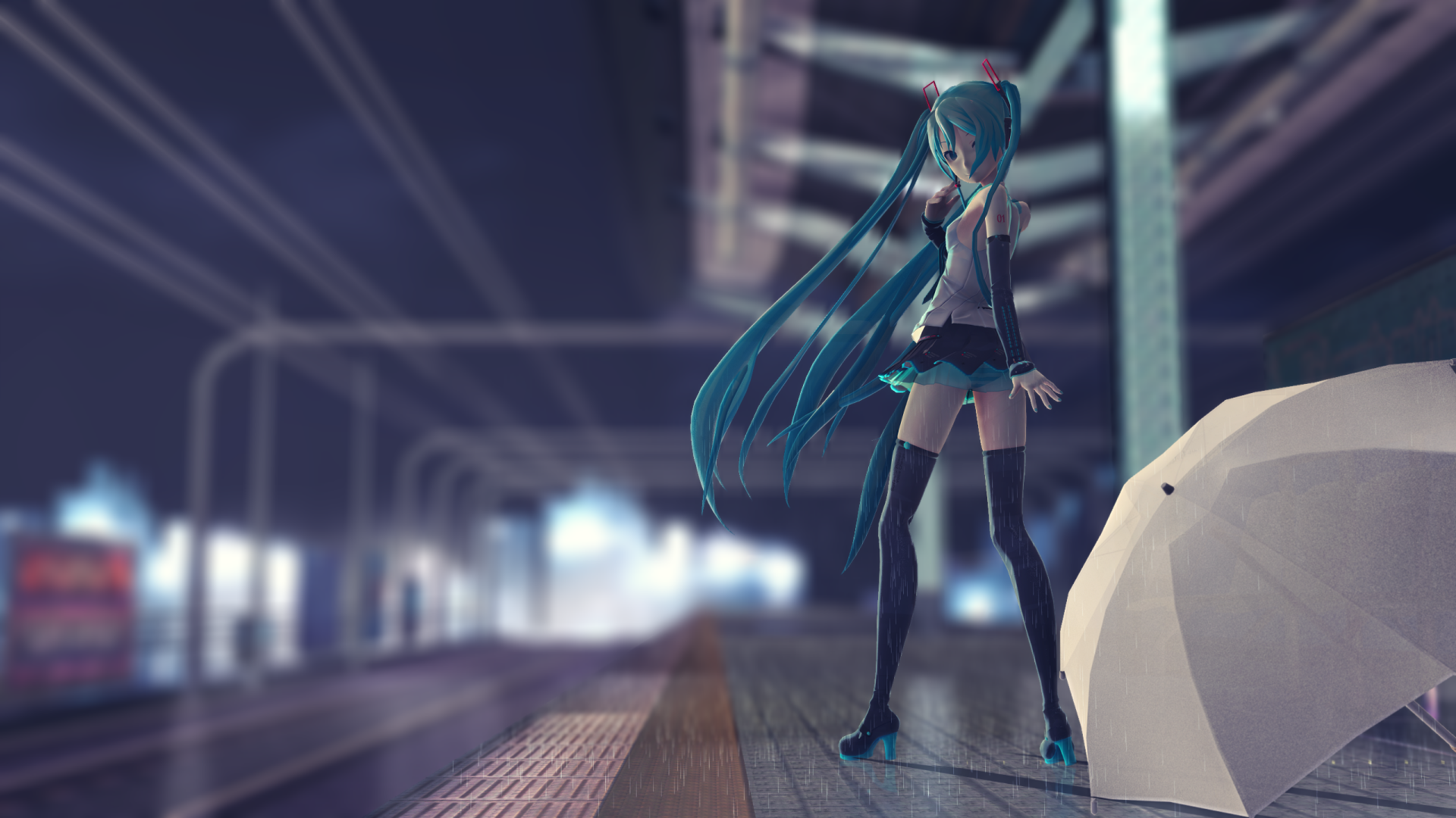 Download Hatsune Miku Anime Vocaloid HD Wallpaper by Shaya