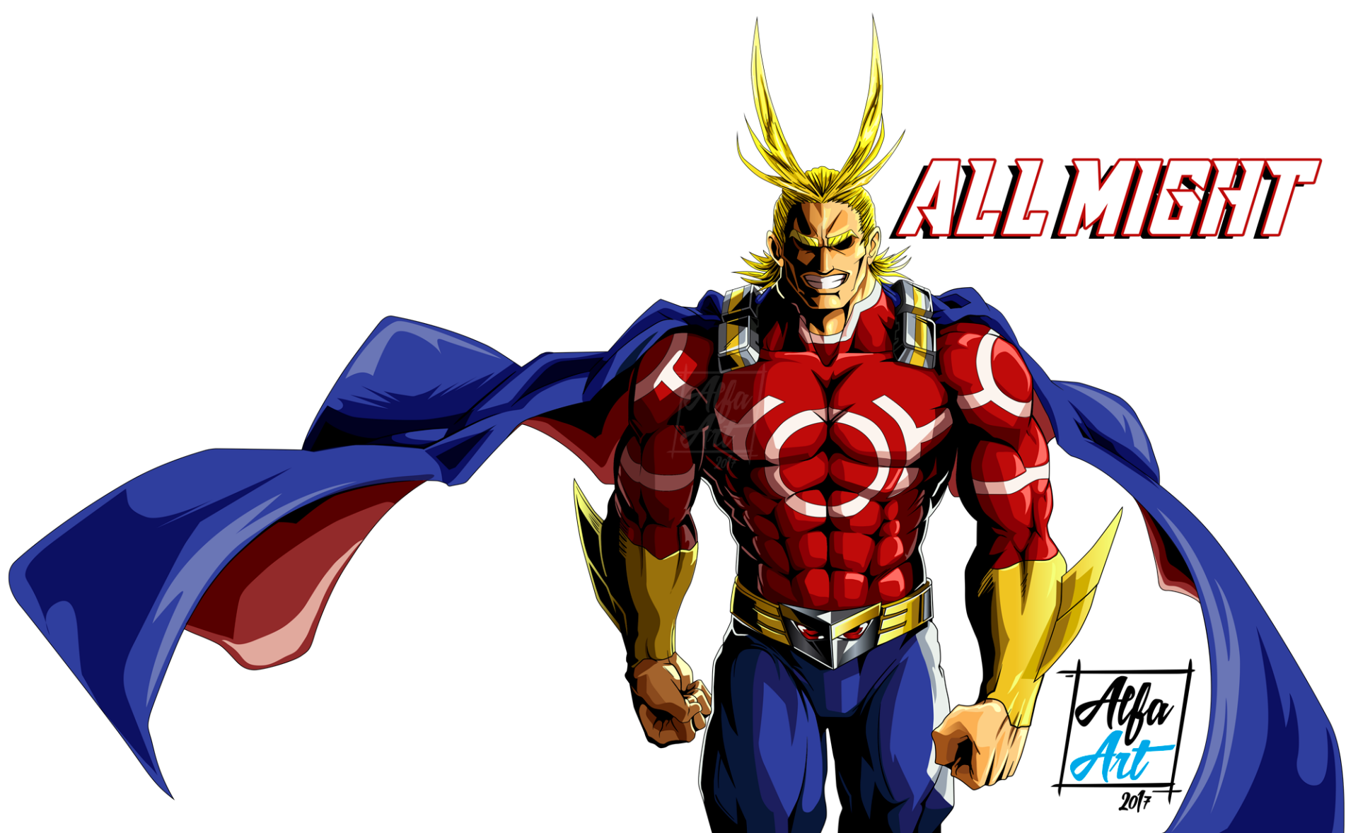 All Might HD Wallpaper | Background Image | 2000x1227