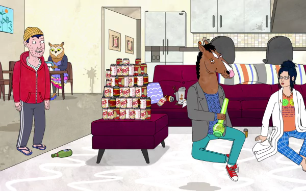 Wanda Pierce Diane Nguyen Todd Chavez TV Show BoJack Horseman HD Desktop Wallpaper | Background Image