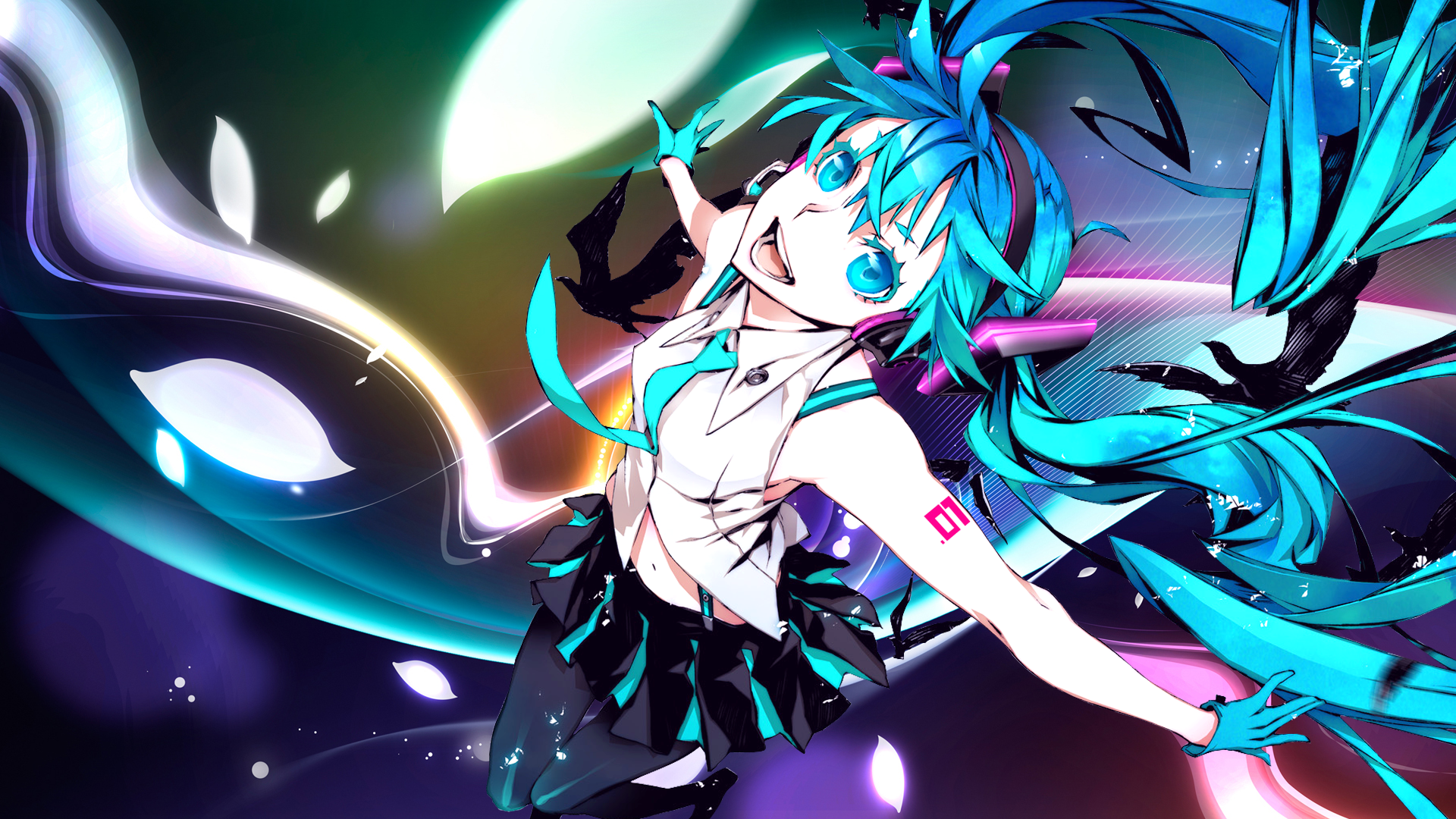 Download Hatsune Miku Anime Vocaloid HD Wallpaper by AssassinWarrior