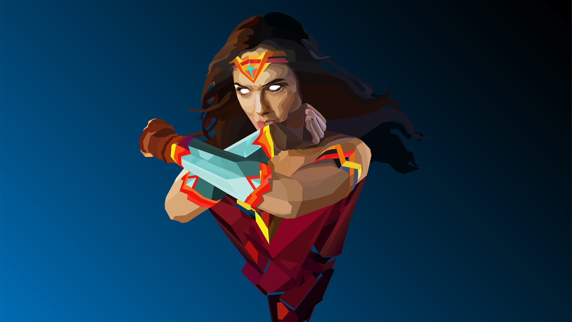 Download Facets Comic Wonder Woman 4k Ultra HD Wallpaper