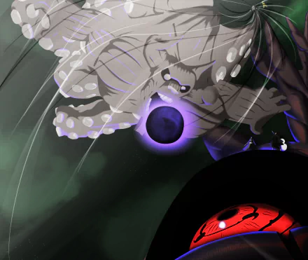 Gyûki (Naruto) eight tails Anime Naruto HD Desktop Wallpaper | Background Image