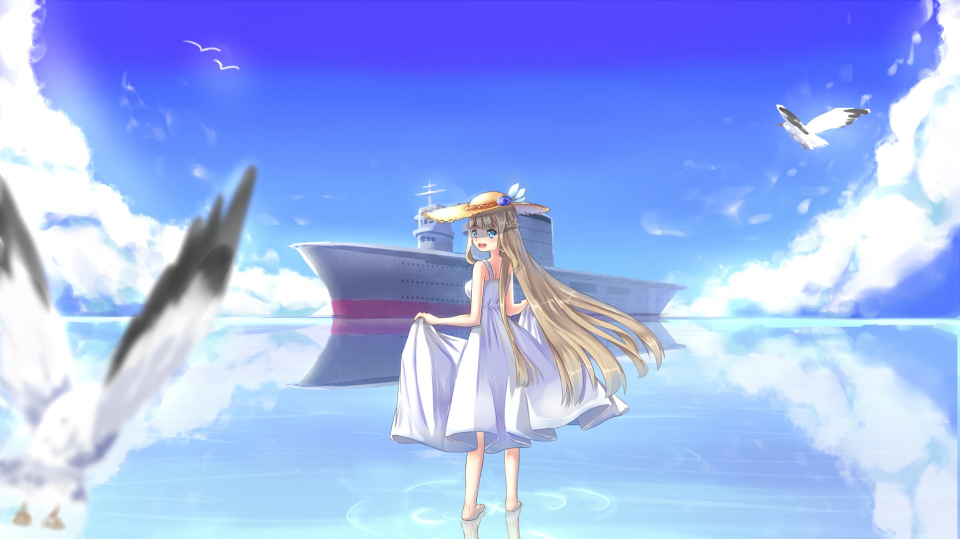 Download Zhan Jian Shao Nyu Anime Warship Girls HD Wallpaper by 极道寂