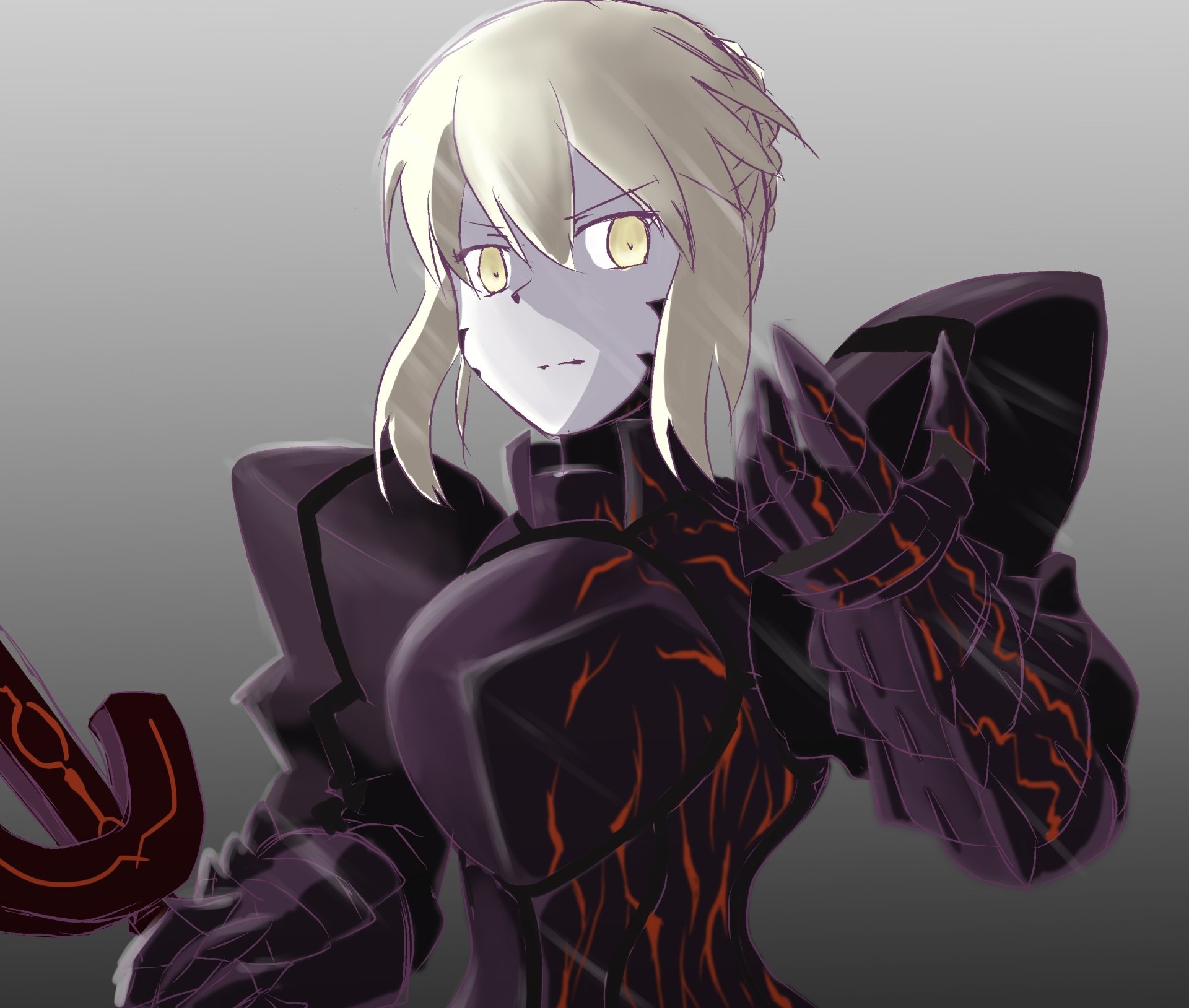 Download Saber Alter Anime Fate/Grand Order HD Wallpaper by ことり。