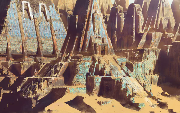 fantasy ruin HD Desktop Wallpaper | Background Image