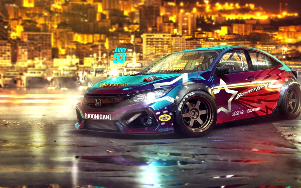 vehicle Honda Civic Hatchback HD Desktop Wallpaper | Background Image