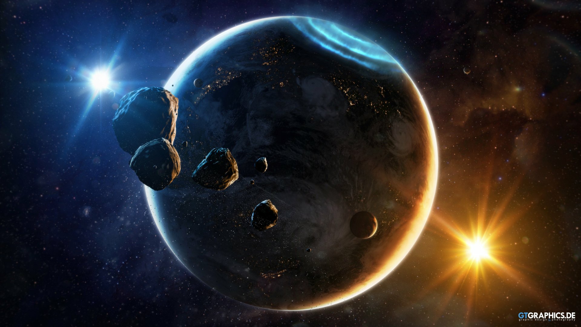 Download Sci Fi Planet HD Wallpaper by Tobias Roetsch | 2560x1440 ...