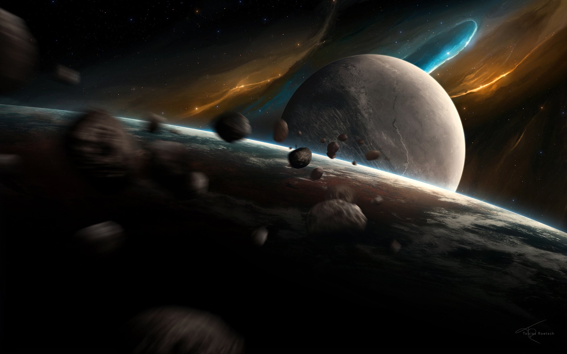Download Sci Fi Planet HD Wallpaper by Tobias Roetsch | 2560x1600 ...