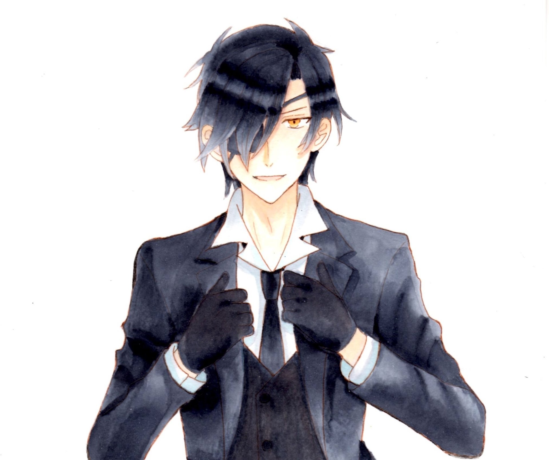 Download Shokudaikiri Mitsutada Anime Touken Ranbu HD Wallpaper by あでりーぬ