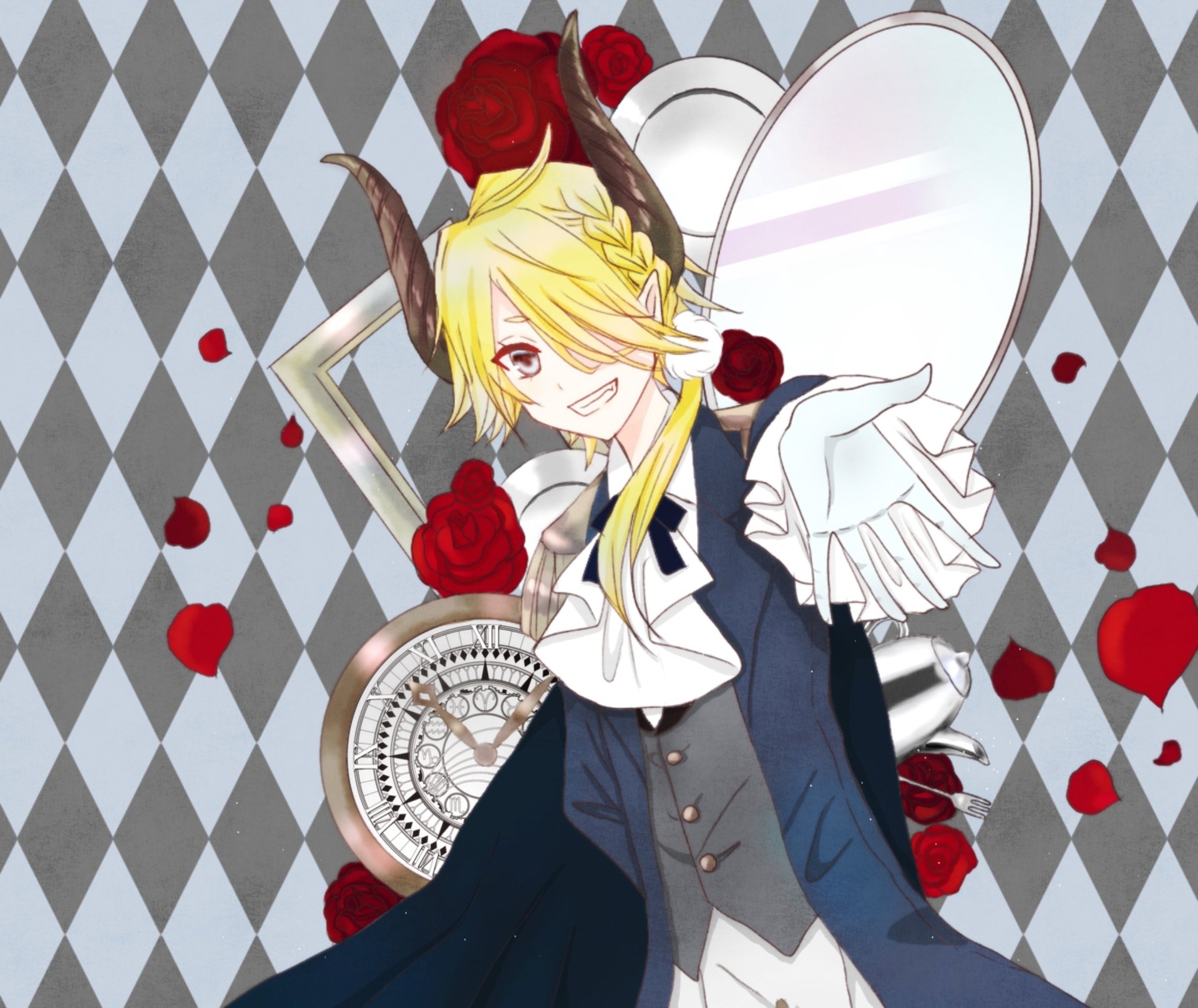 Download Shishiou (Touken Ranbu) Anime Touken Ranbu HD Wallpaper by あでりーぬ