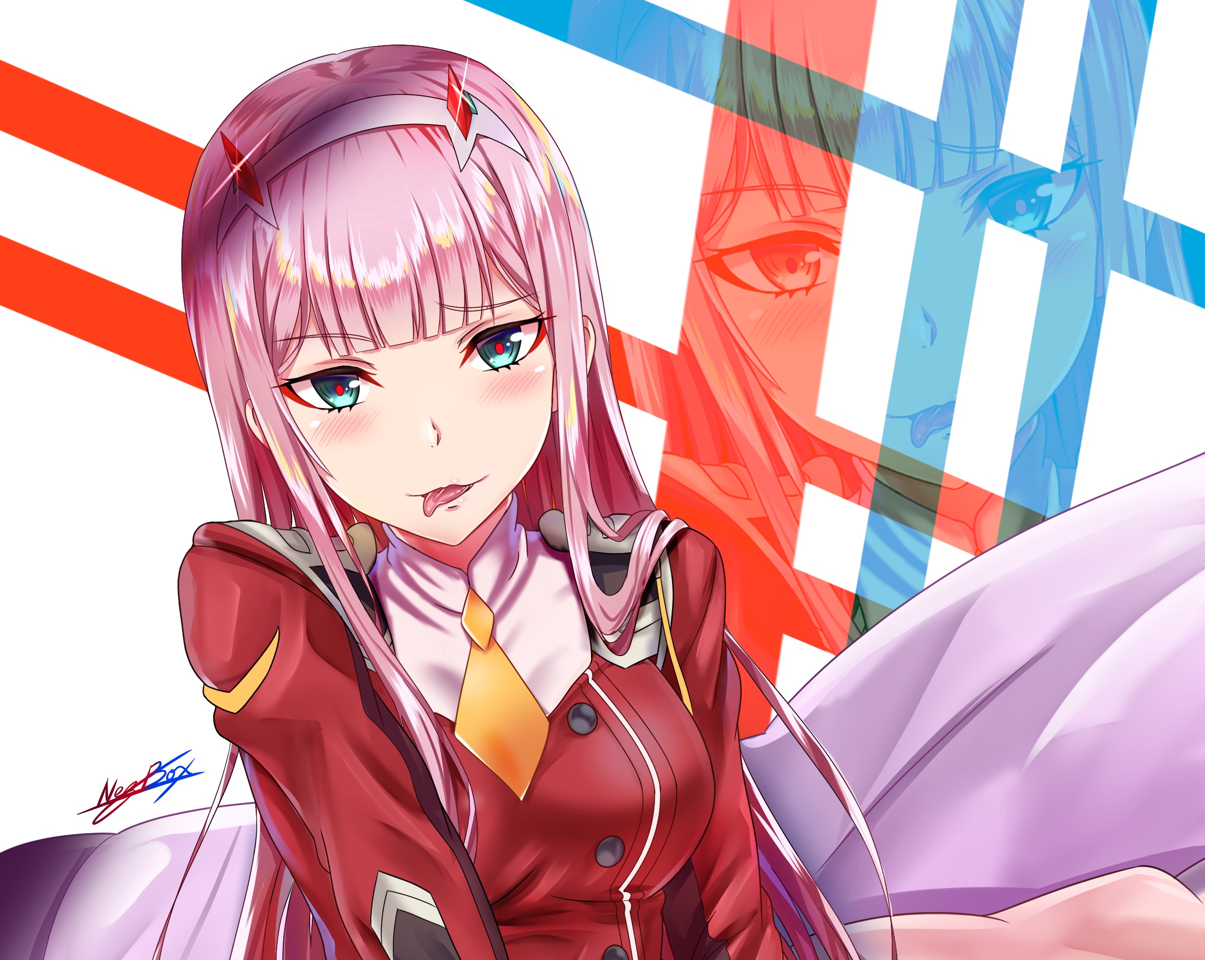 Download Zero Two Darling In The Franxx Anime Darling In The Franxx Hd Wallpaper