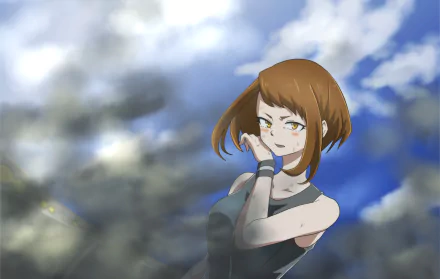 Ochaco Uraraka Anime My Hero Academia HD Desktop Wallpaper | Background Image