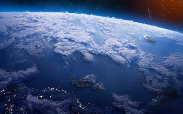 Sci Fi Planetscape HD Wallpaper | Background Image