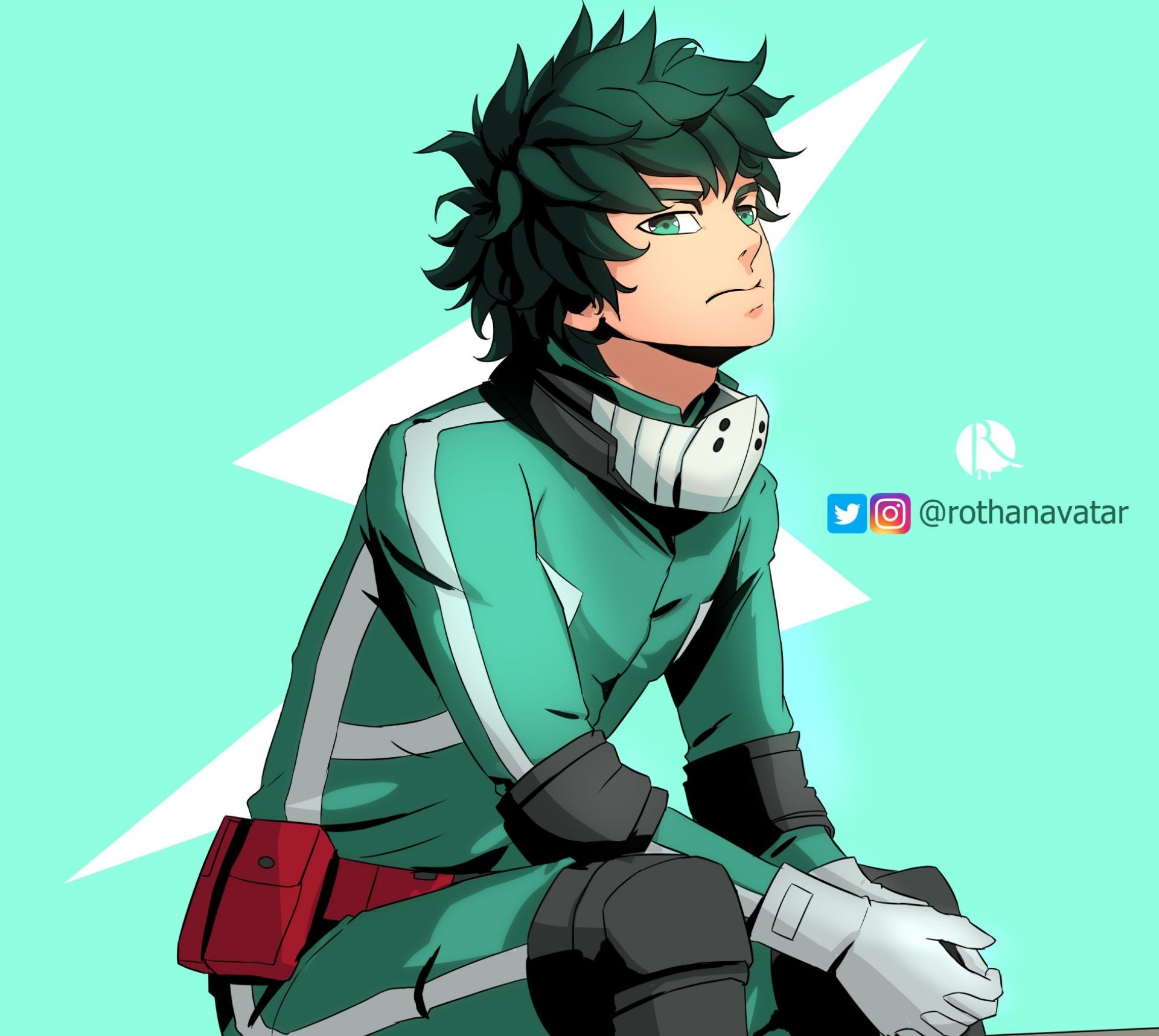 Download Izuku Midoriya Anime My Hero Academia HD Wallpaper by Rothana Chhourm