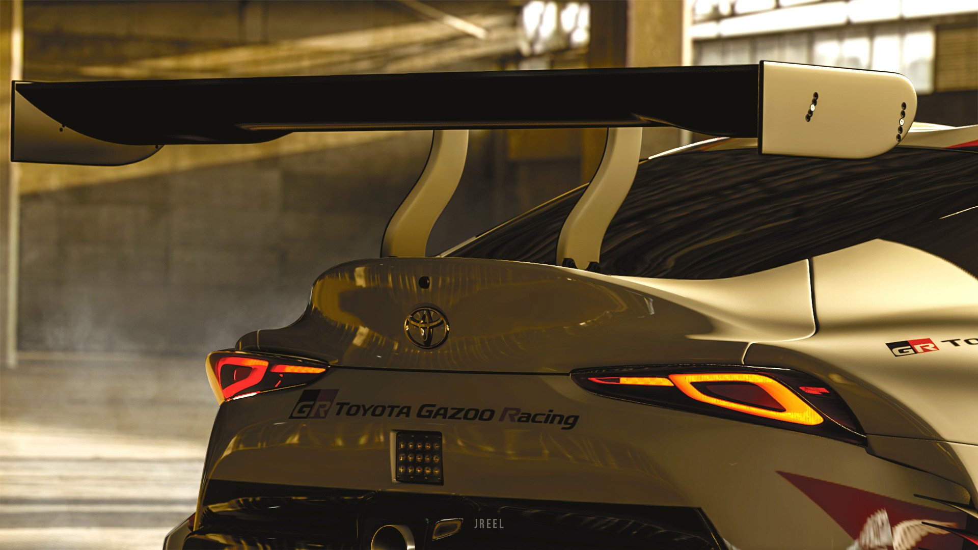 Download Toyota GR Supra Video Game Gran Turismo Sport HD Wallpaper by JREEL