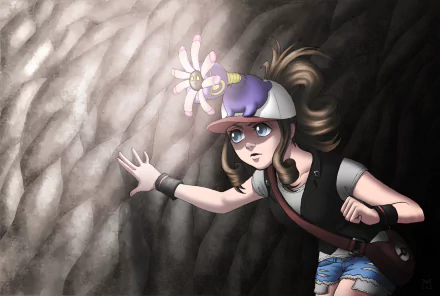 Lileep (Pokémon) video game Pokemon: Black and White HD Desktop Wallpaper | Background Image