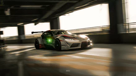 Toyota GR Supra video game Gran Turismo Sport HD Desktop Wallpaper | Background Image