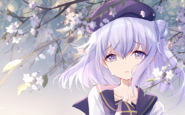 crying Yukikaze (Warship Girls) Anime Warship Girls HD Desktop Wallpaper | Background Image