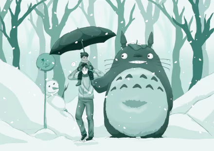Totoro (My Neighbor Totoro) Anime My Neighbor Totoro HD Desktop Wallpaper | Background Image