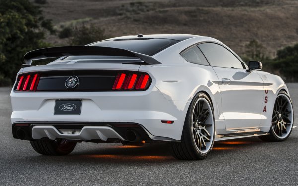 Vehicles Ford Mustang Apollo Edition Ford Coupé Muscle Car White Car Car HD Wallpaper | Background Image