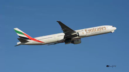  A6-EGB Boeing 777-300 ER Emirates, Over Sydney Airport