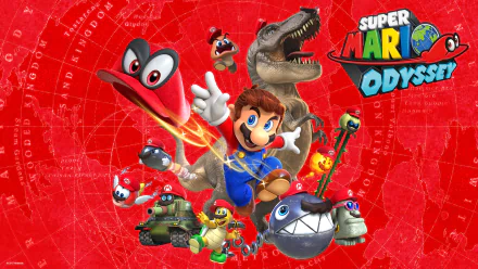 Cappy (Mario) Mario video game Super Mario Odyssey HD Desktop Wallpaper | Background Image
